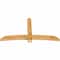 Ekena Millwork Bellingham Rough Sawn Timber Gable Bracket, Western Red Cedar, 84"W x 45"H x 4"D x 6"F, 13/12 Pitch GBW084X45X0406BEL00RWR - alternate 5